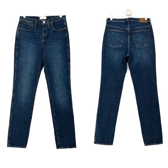 Madewell Stovepipe Full-Length High-Rise Jeans in Styler Wash size 29 x 33 - Picture 8 of 16